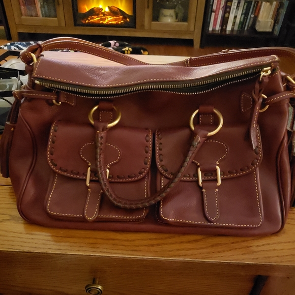 Dooney & Bourke Handbags - Dooney Florentine Buckle Pocket Satchel